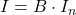 I = B\cdot I_n