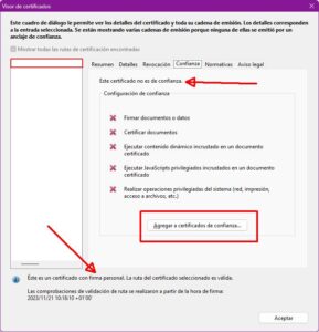 Aceptar el emisor